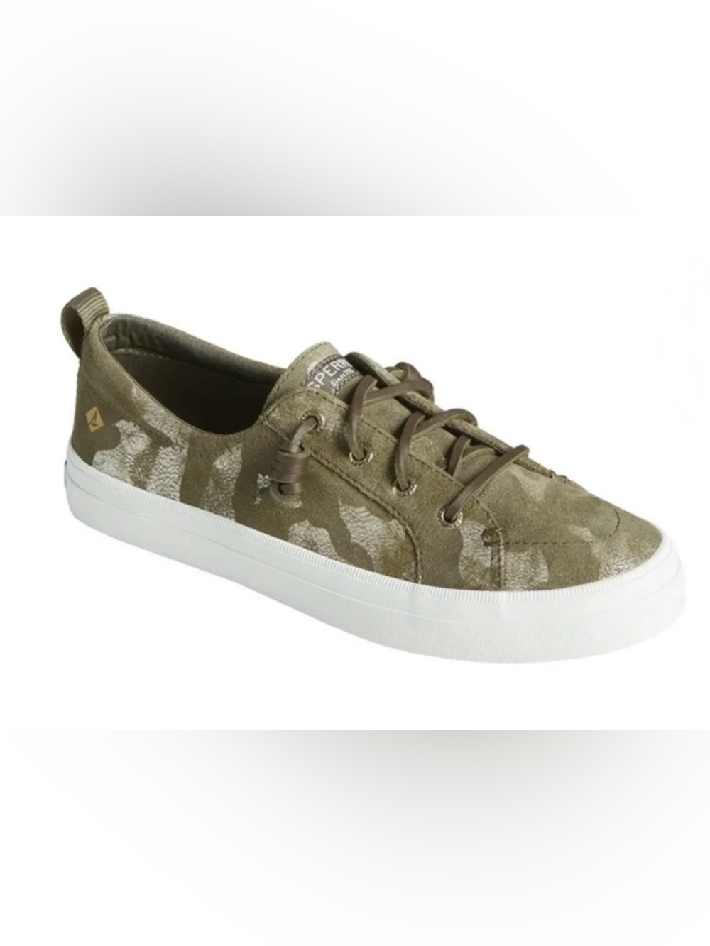 Sperry Metallic Camo Lace-Up Sneakers